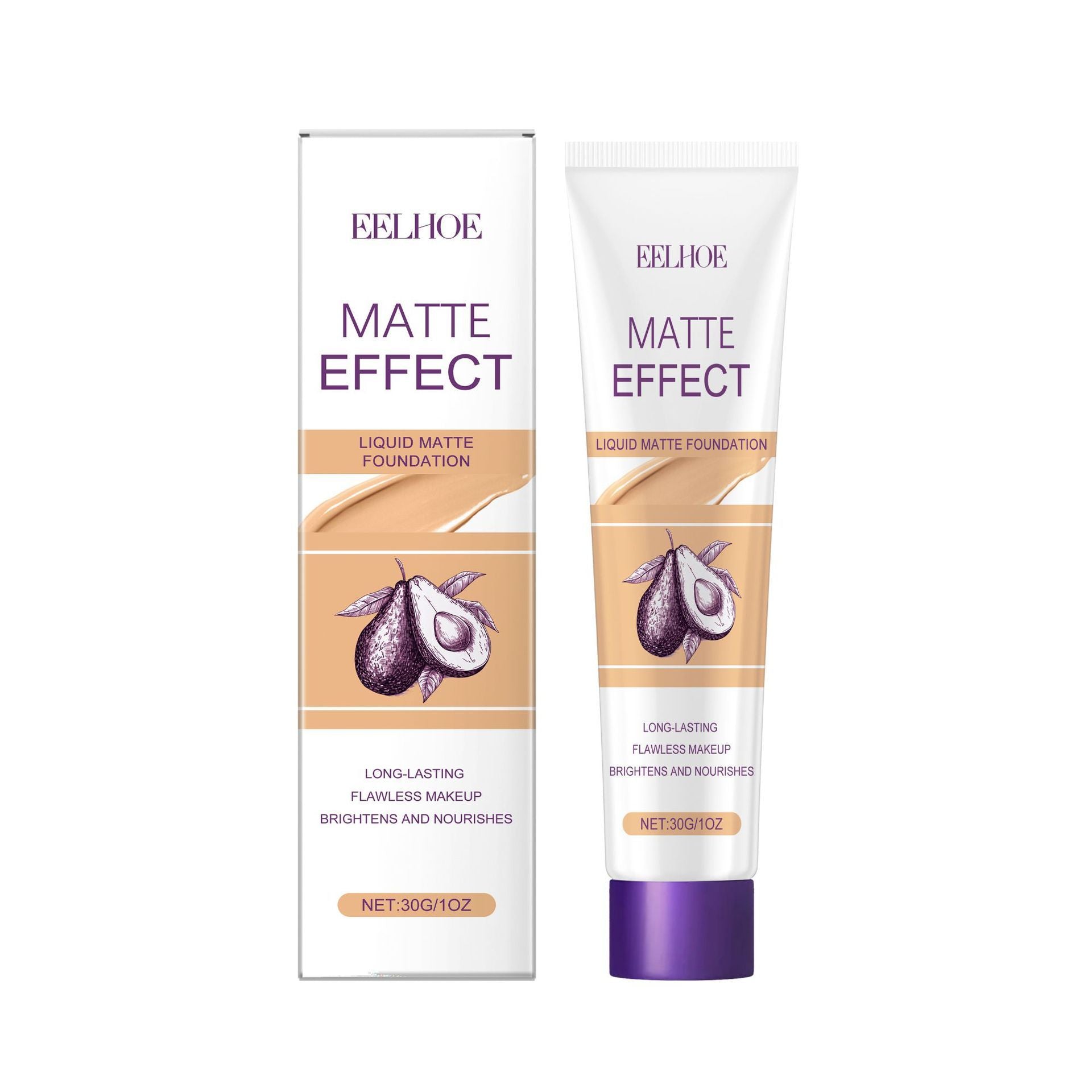 Light Transparent Concealing Foundation Moisturizing Liquid for Flawless Skin - Teleplus light transparent concealing