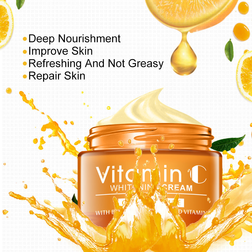 Lighten and Brighten Skin Tone Moisturizing Vitamin C Cream - Brighten Skin Tone with Our Cheerful Vitamin C Cream