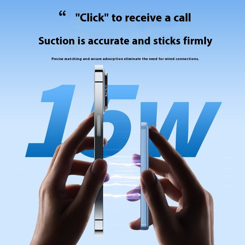 Lightweight Aluminum Alloy Magnetic Power Bank with Digital Display for Mobile Devices - Teleplus digital display