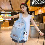 Lightweight Casual Backpack Female Student with Breathable Polyester Material - casual backpack female student