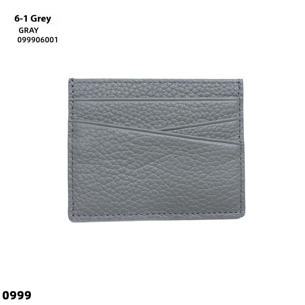 Lightweight Genuine Leather Wallet with Solid Colors for Men and Women in the United States - Sleek Cowhide Cards