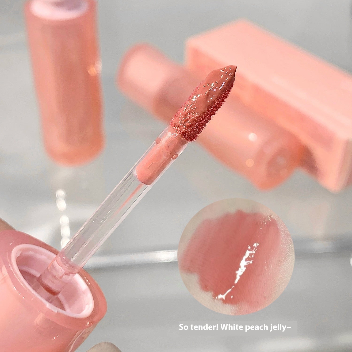 Lightweight Lip Lacquer Set with Moisturizing Mirror Colors and Color Options - Teleplus lightweight lip lacquer