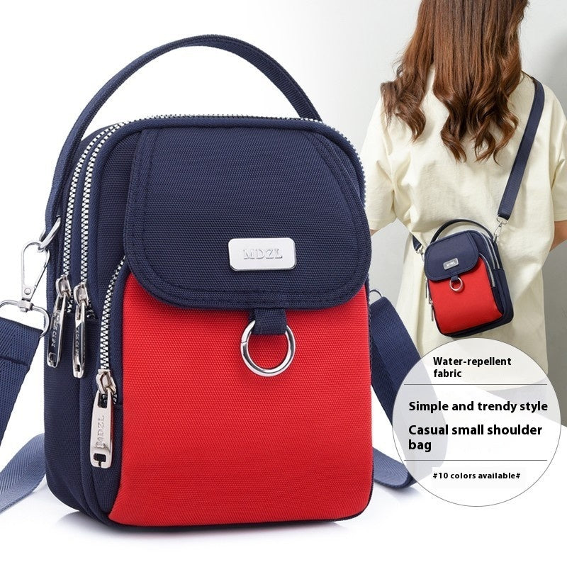 Lightweight Shoulder Messenger Bag with Versatile Pouches and Colorful Design - shoulder messenger bag lightweight