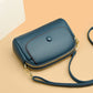 Lightweight Soft Leather Crossbody Bag with Sandwich Pocket for Daily - Use lightweight soft leather crossbody bag