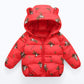 Lightweight Warm Boy Animal Cartoon Leopard Print Jacket in Bright Colors - Teleplus cotton jacket lightweight warm boy