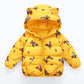 Lightweight Warm Boy Animal Cartoon Leopard Print Jacket in Bright Colors - Teleplus cotton jacket lightweight warm boy