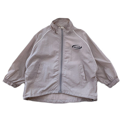 Lightweight Zipper Loose Sun Protection Jacket for Kids with UV - Teleplus lightweight zipper loose sun protection