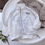 Lightweight Zipper Loose Sun Protection Jacket for Kids with UV - Teleplus lightweight zipper loose sun protection