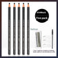 Line Drawing Waterproof Brushed Natural Eyebrow Pencil in Multiple Colors - Teleplus line drawing waterproof brushed