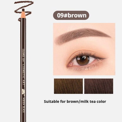 Line Drawing Waterproof Brushed Natural Eyebrow Pencil in Multiple Colors - Teleplus line drawing waterproof brushed