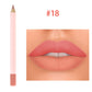 Lip Liner Matte Easy to Apply in Color Smooth for Natural Durability - Teleplus lip liner matte easy color smooth