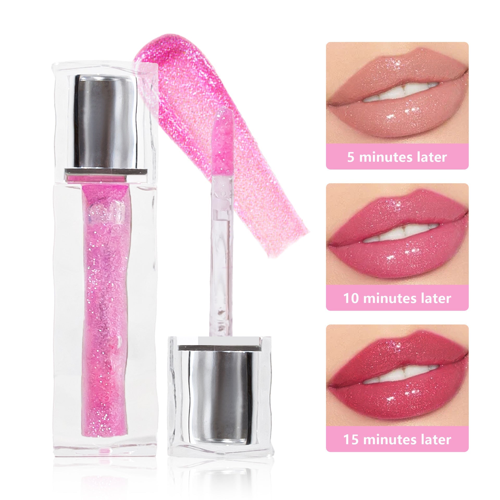 Lip Oil for Fade Smooth Lips and Nourishing Fine Lines 3.5ML - Teleplus fade smooth lip fine lines nourishing
