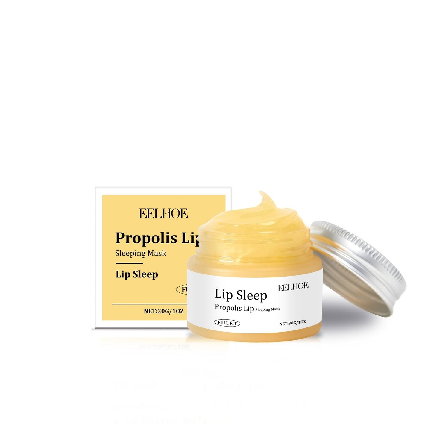 Lip Sleep Facial Mask with Jojoba Seed Oil and Propolis Extract - lip sleep facial mask jojoba seed oil