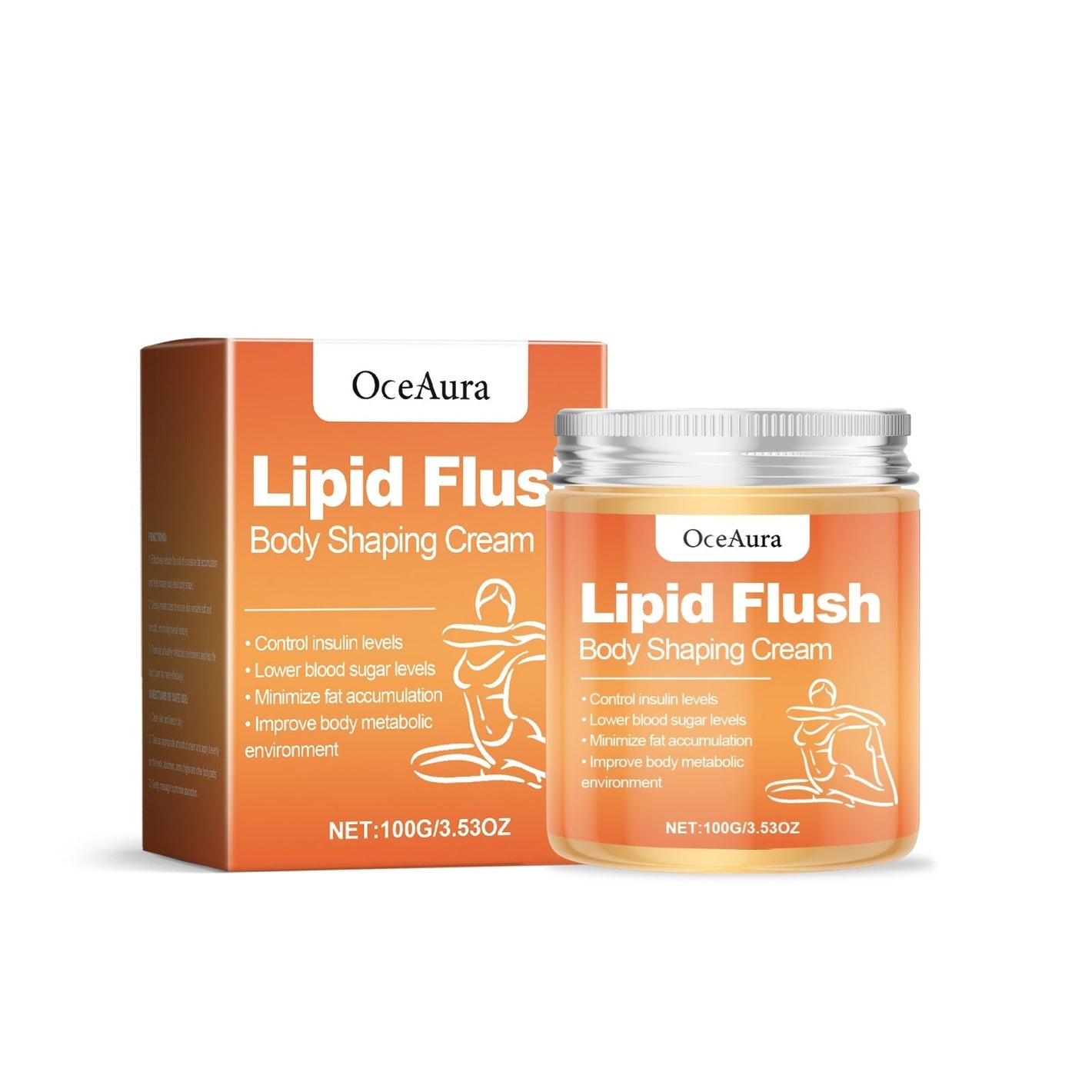 Lipid Flush Body Shaping Cream with Grapefruit Peel Oil and Ginger Extract - lipid flush body shaping cream
