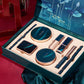 Chinese Style Suit for Makeup Application with Natural Colors and Eight-piece Set - Lipstick Eyeliner Loose Powder Glam