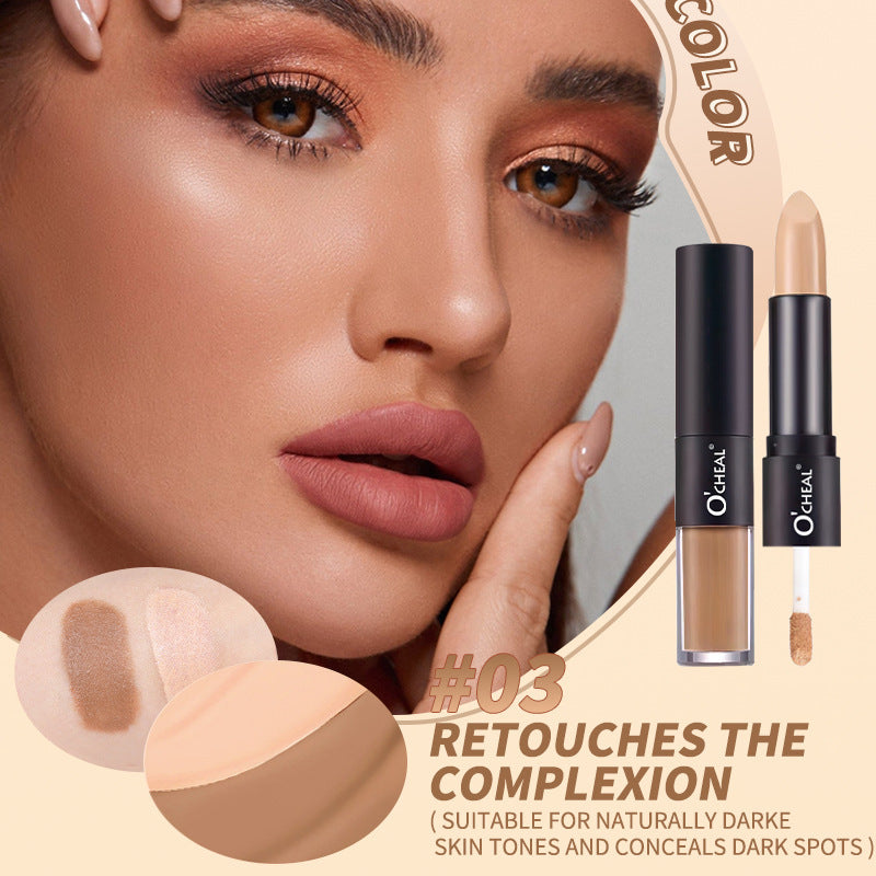 Liquid Concealer Double-Headed Contour Stick for Lasting Skin Coverage - Teleplus liquid concealer double-headed