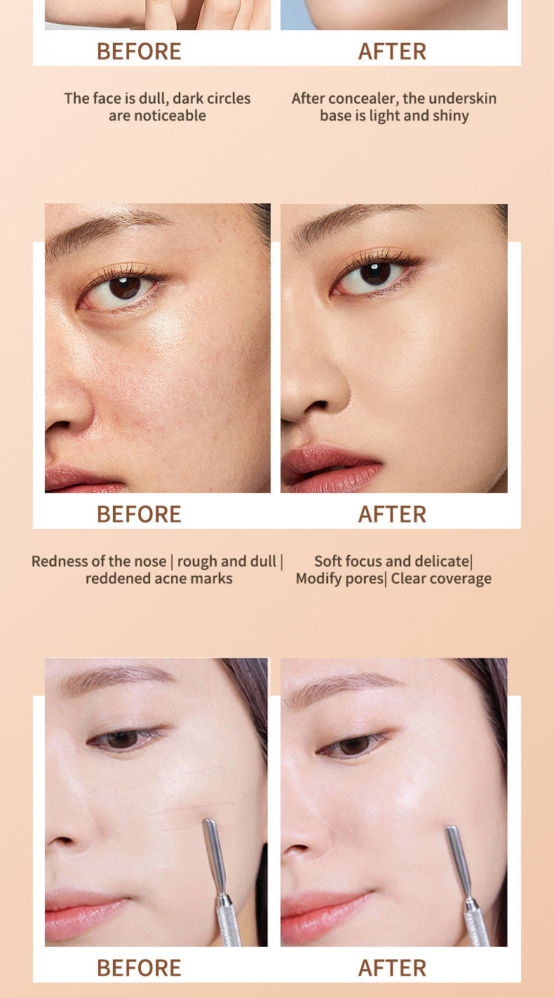 Liquid Concealer Double-Headed Contour Stick for Lasting Skin Coverage - Teleplus liquid concealer double-headed