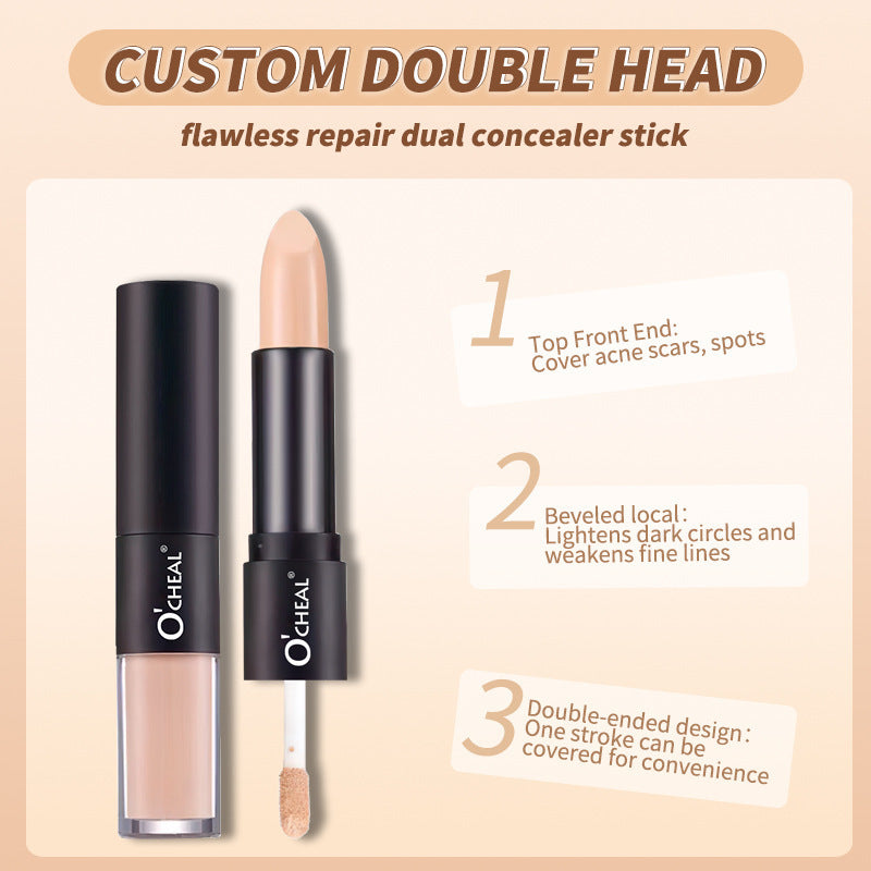 Liquid Concealer Double-Headed Contour Stick for Lasting Skin Coverage - Teleplus liquid concealer double-headed