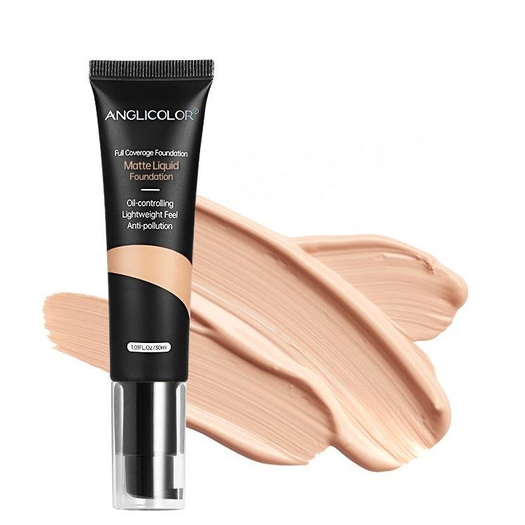 Liquid Foundation Concealer Long Lasting Oil Control Brightening Moisturizing - Teleplus liquid foundation concealer