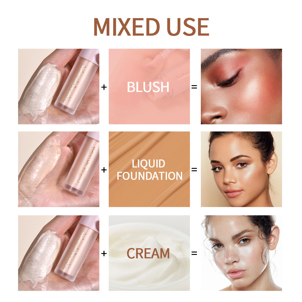 Liquid Highlight Eyeshadow for Facial Brightening and Skin Color Correction - correction skin color liquid highlight