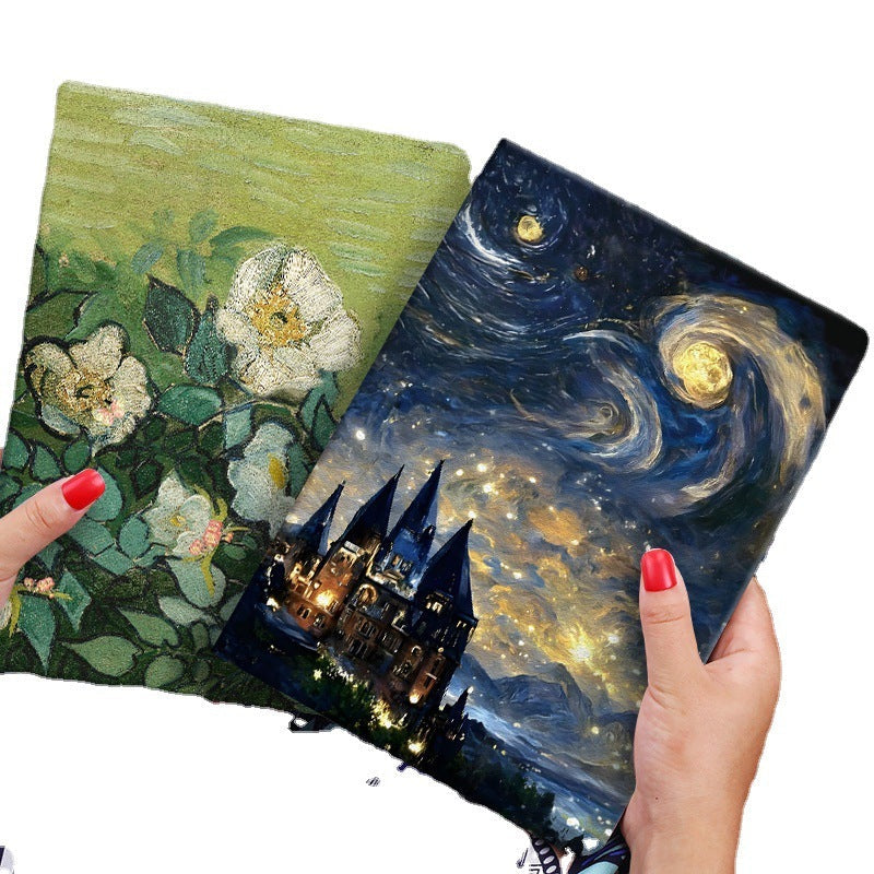 Liquid Silicone Floral Oil Painting Phone Case Custom Protective Sleeve - Teleplus