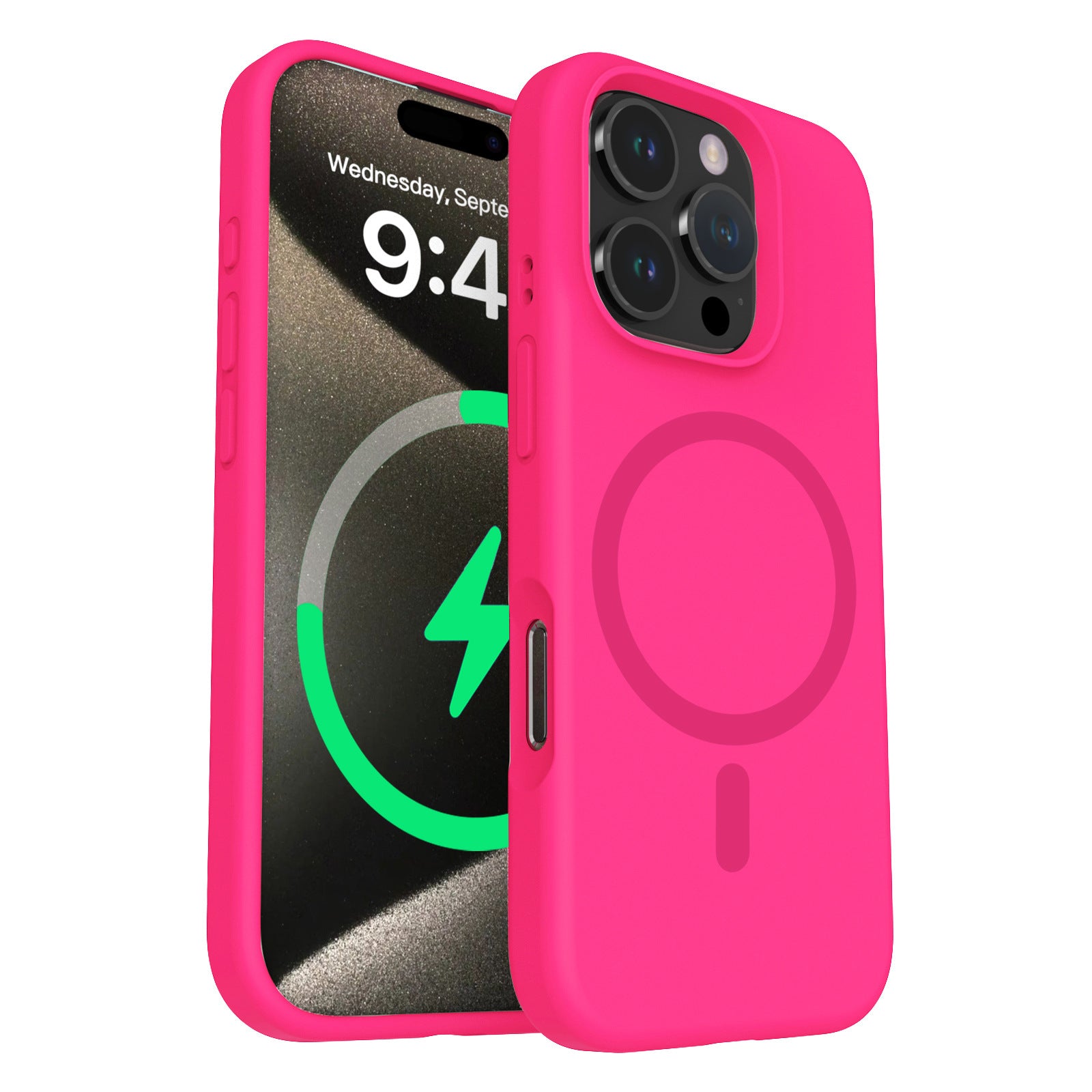 Liquid Silicone Lens Protection Strong Magnetic Suction Phone Case - Liquid Silicone Magnetic Phone Case in Various