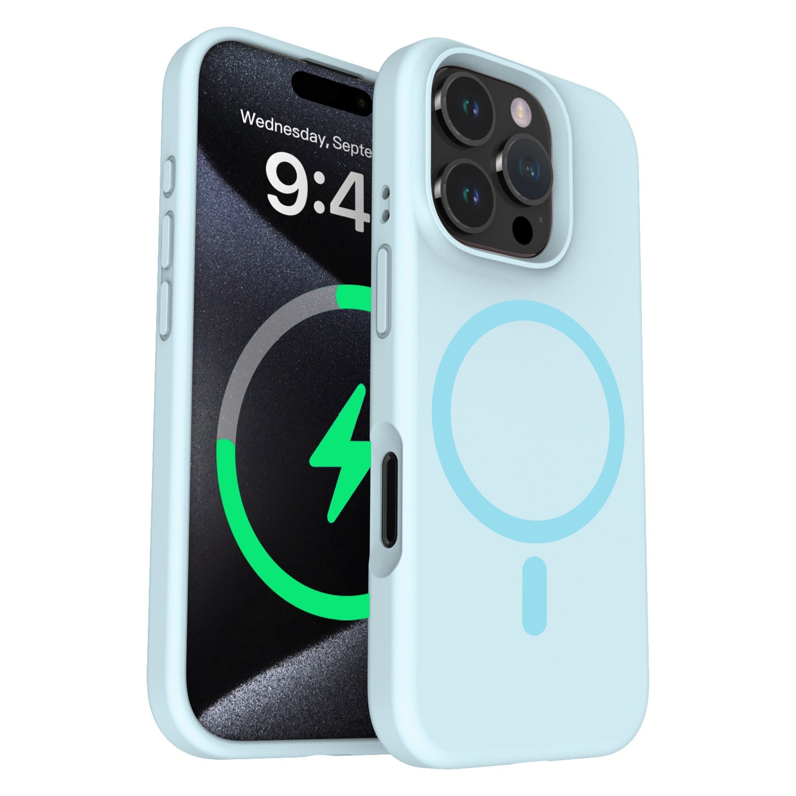 Liquid Silicone Lens Protection Strong Magnetic Suction Phone Case - Liquid Silicone Magnetic Phone Case in Various