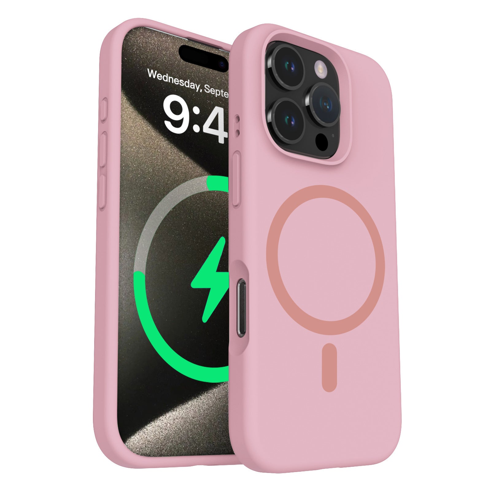 Liquid Silicone Lens Protection Strong Magnetic Suction Phone Case - Liquid Silicone Magnetic Phone Case in Various