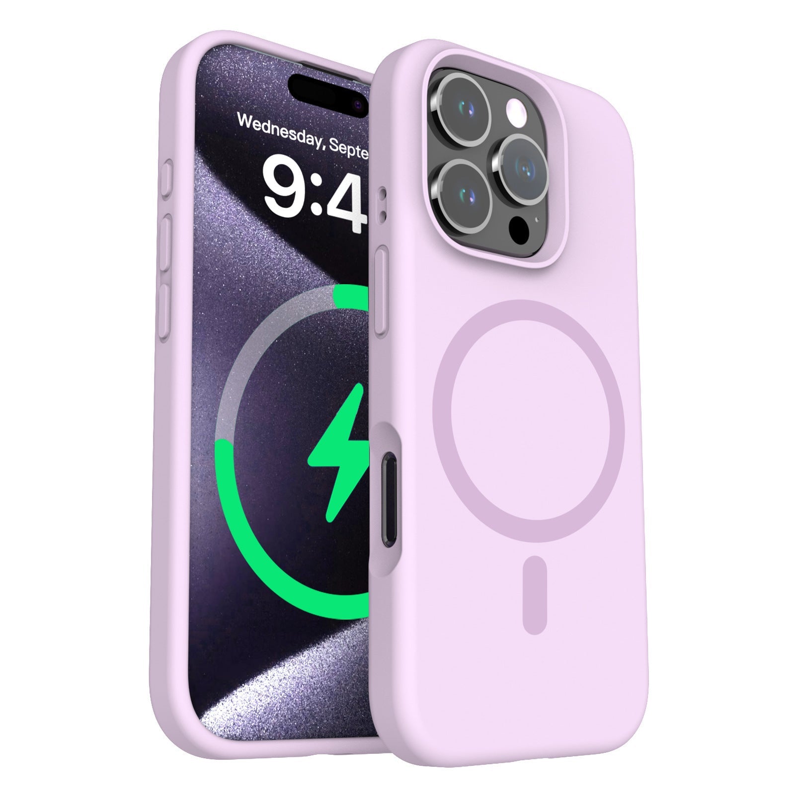 Liquid Silicone Lens Protection Strong Magnetic Suction Phone Case - Liquid Silicone Magnetic Phone Case in Various