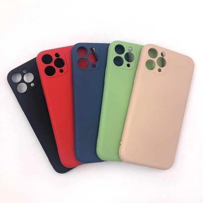 Liquid Silicone Phone Case with Fine Hole Protection in Multiple Colors - Laughing at Scratches liquid silicone phone