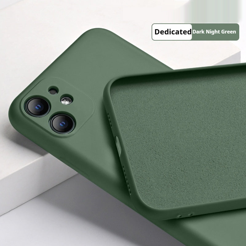 Liquid Silicone Phone Case with Fine Hole Protection in Multiple Colors - Laughing at Scratches liquid silicone phone