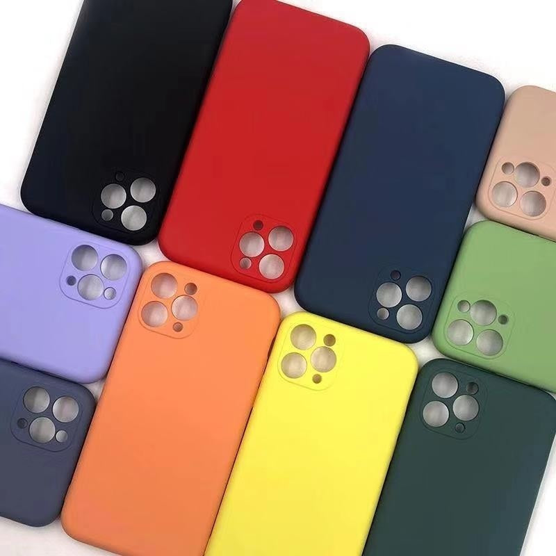 Liquid Silicone Phone Case with Fine Hole Protection in Multiple Colors - Laughing at Scratches liquid silicone phone