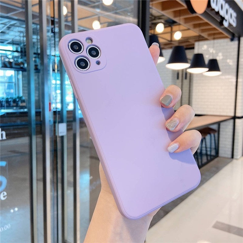 Liquid Silicone Phone Case with Fine Hole Protection in Multiple Colors - Laughing at Scratches liquid silicone phone