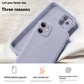 Liquid Silicone Phone Case with Fine Hole Protection in Multiple Colors - Laughing at Scratches liquid silicone phone