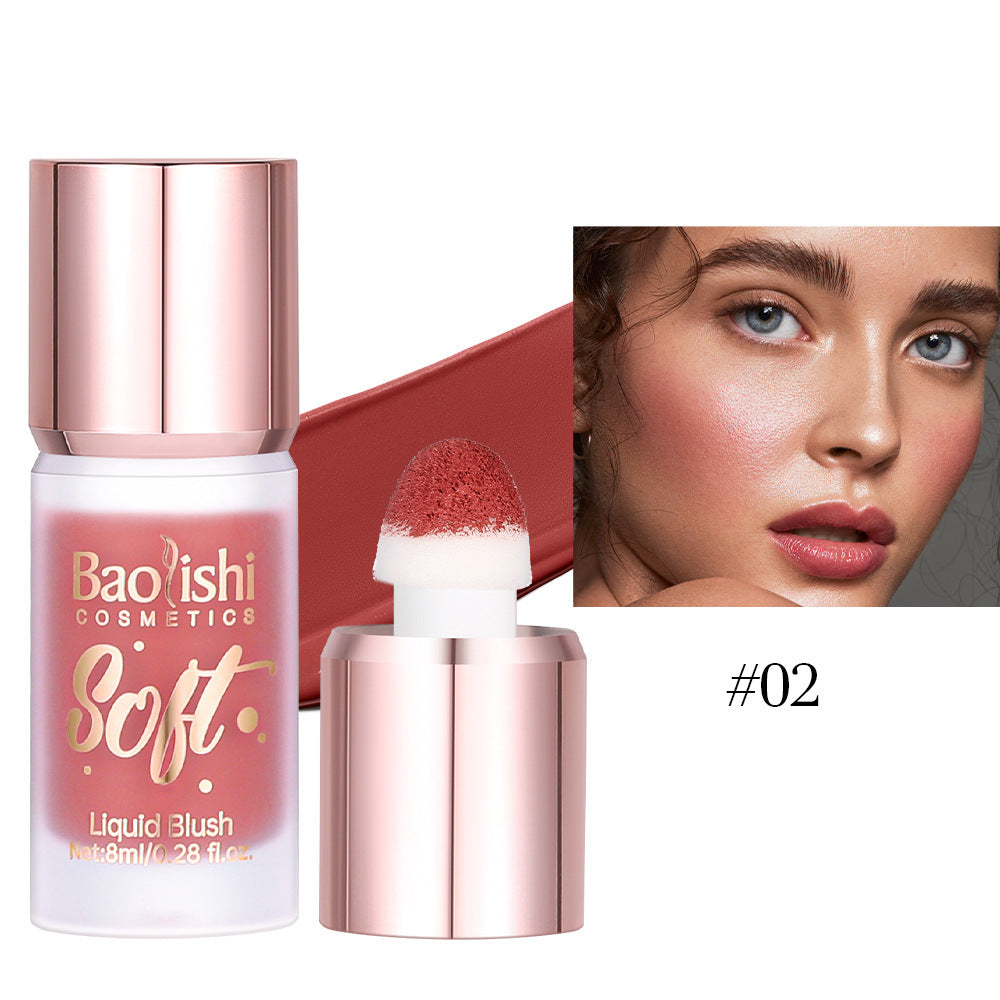 Liquid Slightly Flashing Pearlescent Blush for Ladies and Everyday - Teleplus blush liquid slightly flashing pearlescent
