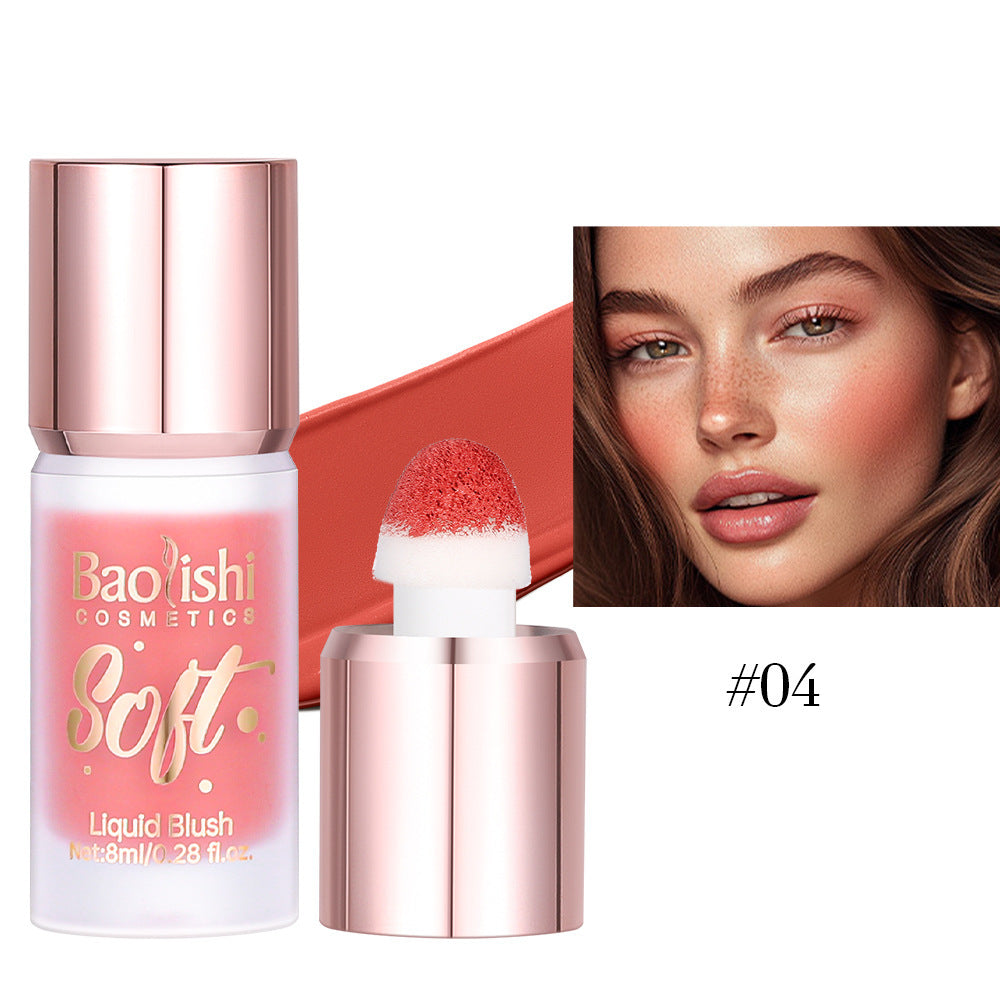 Liquid Slightly Flashing Pearlescent Blush for Ladies and Everyday - Teleplus blush liquid slightly flashing pearlescent