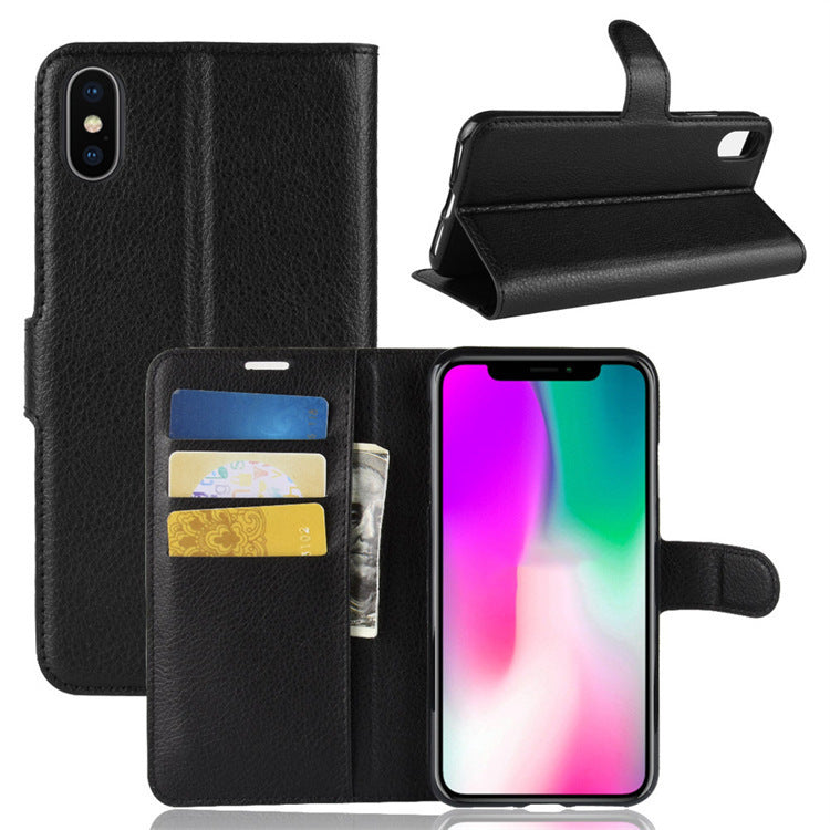 Litchi Pattern Leather Case for Samsung Apple Huawei OnePlus and More - Pro Max Phones litchi pattern leather case