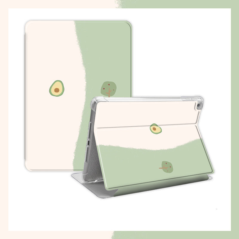 Literary Avocado Tablet Silicone Protective Case - Quirky Literary Avocado Case for iPad Pro Fans