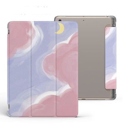 Literature And Art Simple Tablet With Pen Tray Protective Case - Literature And Art Tablet With Pen Slot For Fun