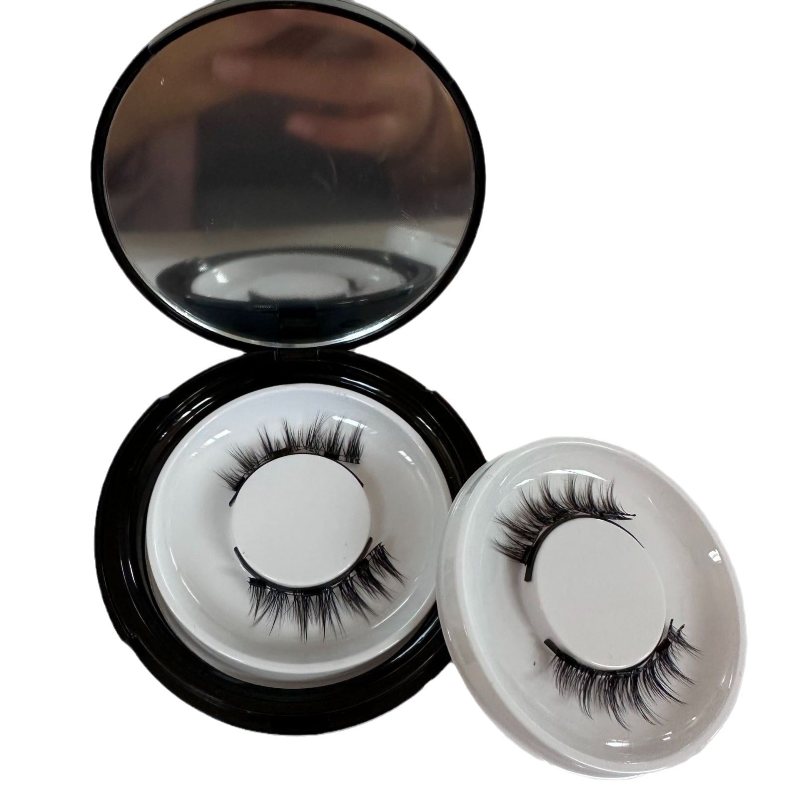Little Devil Mink-Shaped White Clip Magnet for False Eyelashes Set - Teleplus white clip magnet false eyelashes