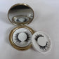Little Devil Mink-Shaped White Clip Magnet for False Eyelashes Set - Teleplus white clip magnet false eyelashes