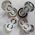 Little Devil Mink-Shaped White Clip Magnet for False Eyelashes Set - Teleplus white clip magnet false eyelashes