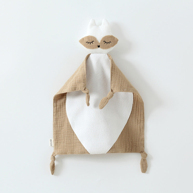 Little White Fox Appliqué Towel for Kids in Various Colors the United States - Soft as a Baby Soothing Snuggles united