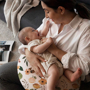 Little Yellow Flower Wall Art Print with Star and Deer for United States Buyers - Snuggle Up Blue Bubble Velvet