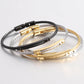 Long All-match Titanium Steel Cable Fashion Steel Wire Openable Bracelet - Long All-match Titanium Steel Wire Openable