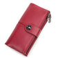 Long Buckle Cowhide Wallet with Colorful Lining and Genuine Leather Design - for the Style Savvy Thief long buckle