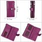 Long Buckle Cowhide Wallet with Colorful Lining and Genuine Leather Design - for the Style Savvy Thief long buckle