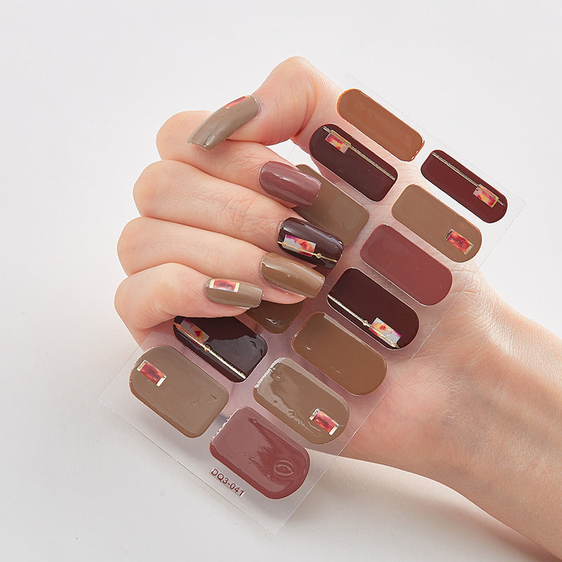 Long Lasting 3D Nail Stickers for Durable Art with Multiple Styles - Teleplus lasting 3d nail long stickers