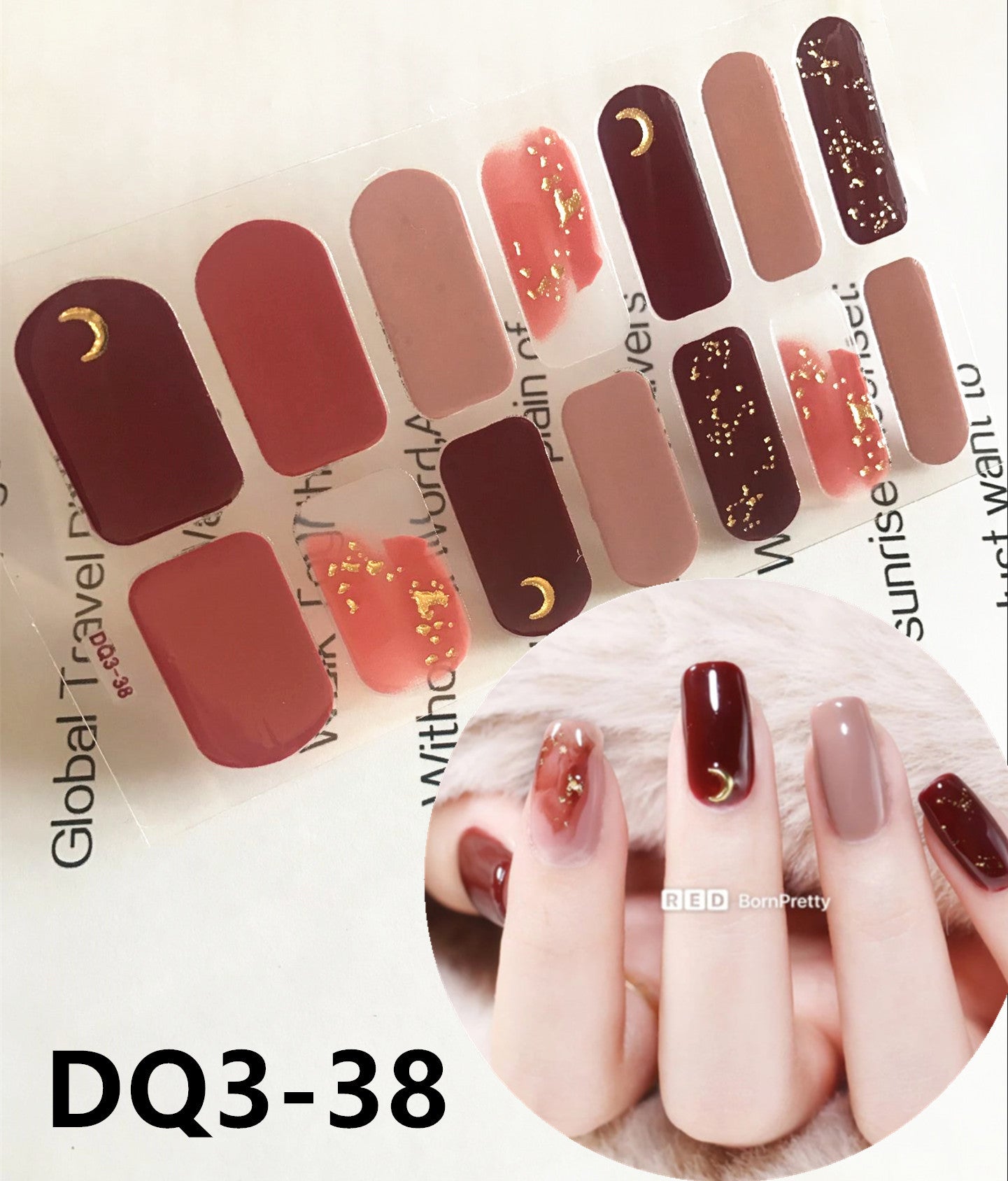 Long Lasting 3D Nail Stickers for Durable Art with Multiple Styles - Teleplus lasting 3d nail long stickers