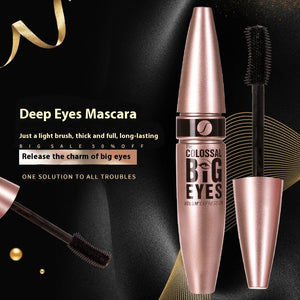 Long Lasting Black Mascara Volumizing Lengthening Waterproof Makeup 12ml - Teleplus long lasting